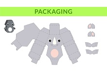 çocuklar için hazır hayvan model maketi şablonu, paper craft model animals